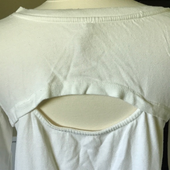 Free People Lace Sleeve Sweatshirt XS - Picture 8 of 8